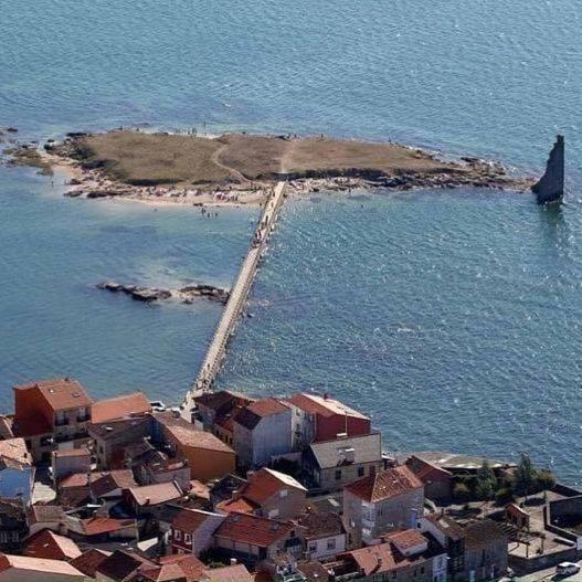 Casa Amplia Frente A La Playa Villa Cambados Luaran gambar